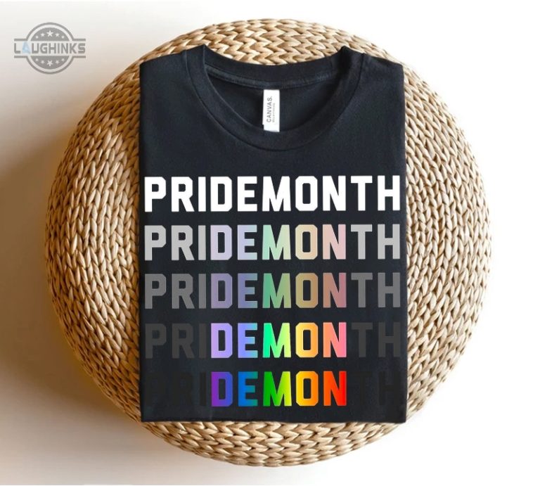 Pride Month Demon Shirt Equal Rights Lgbtq Tshirt Lgbtq Ally Tshirt Gay