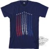 Red White Blue Air Force Flyover Happy 4th Of July Gift T-Shirt