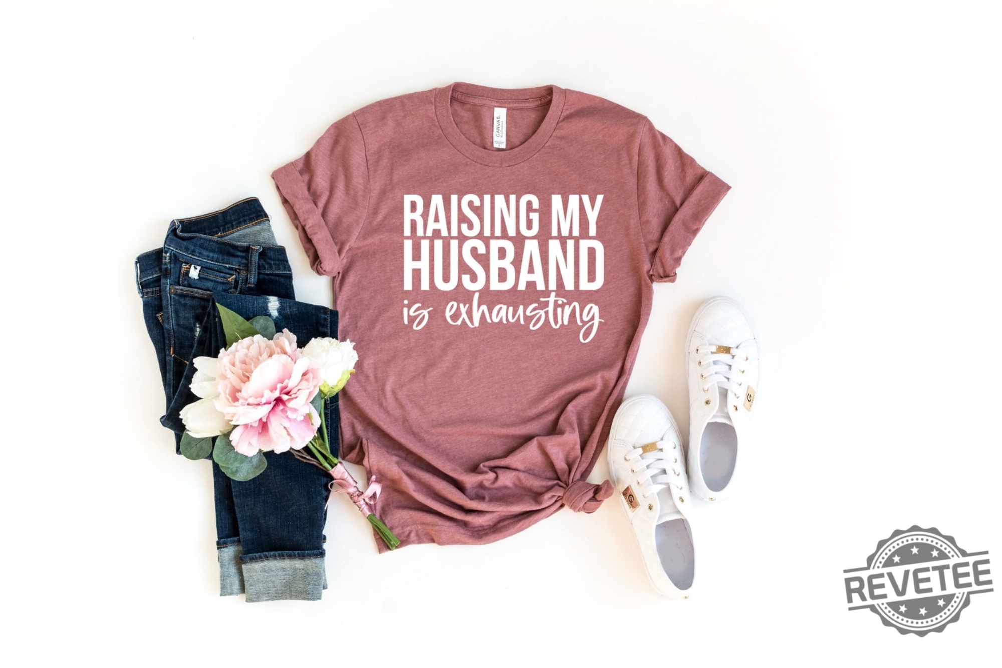 Raising My Husband is Exhausting Unisex T-shirt