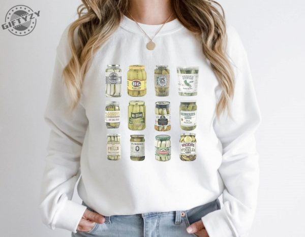 Vintage Canned Pickles Sweatshirt Stylish Apparel for Pickle Enthusiasts Giiftyzy 2