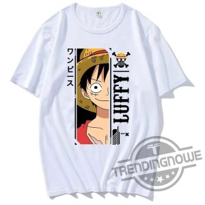 One Piece Luffy Straw Hat Pirate King Gift For Fan Shirt - Trendingnowe