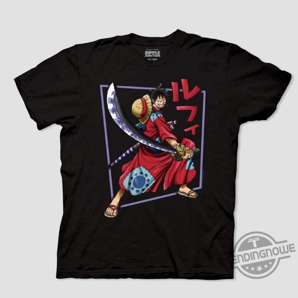 One Piece Monkey D. Luffy Wano Arc Gift Shirt For Fan