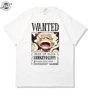 One Piece Luffy Wanted Poster Gear 5 Sun God Nika Apparel 1 Giftyzy 3