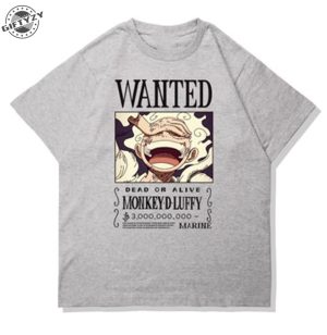 One Piece Luffy Wanted Poster Gear 5 Sun God Nika Apparel 1 Giftyzy 4