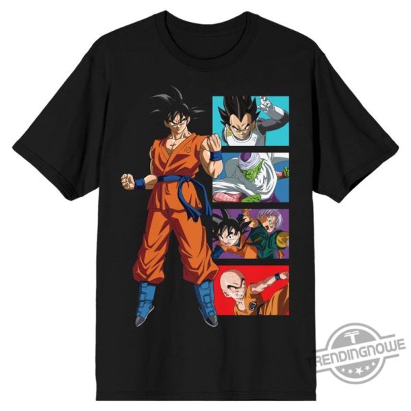 Dragon Ball Super Goku Character Panels Gift Shirt