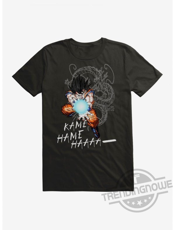Dragon Ball Z Shenron Goku Kamehameha Gift Shirt