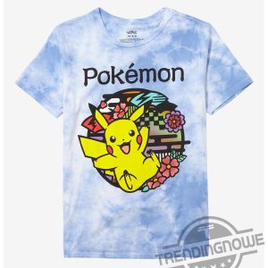 Pokemon Pikachu Circle Tie-Dye Gift For Fan Shirt