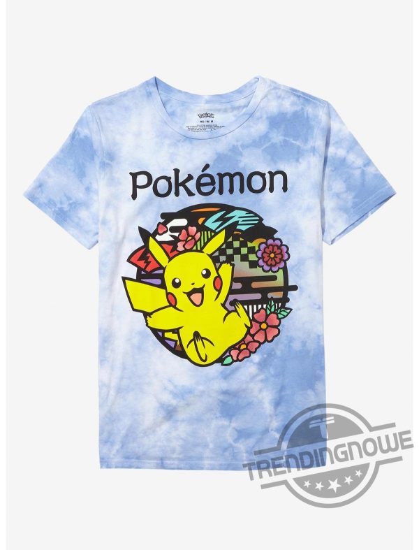 Pokemon Pikachu Circle Tie-Dye Gift For Fan Shirt