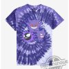Pokemon Gastly Evolution Tie-Dye Gift T-Shirt