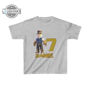 Children Roblox T-Shirt Kids' Games Family Gaming Team Tee Shirt