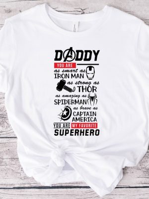 Marvel Daddy You Are Our Superhero 1 revetee scaled