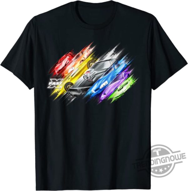 Fast And Furious Fast X Multicolor Car Gift Shirt