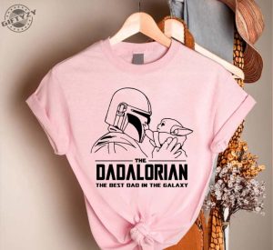 Star Wars Baby Yoda Dadalorian The Best Dad In The Galaxy Shirt Gift For Dad giftyzy 4