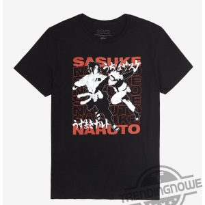 Naruto Shippuden Sasuke And Naruto Gift For Fan Shirt