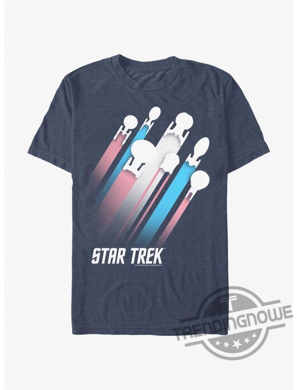 Star Trek Transgender Flag Pride Gift Shirt