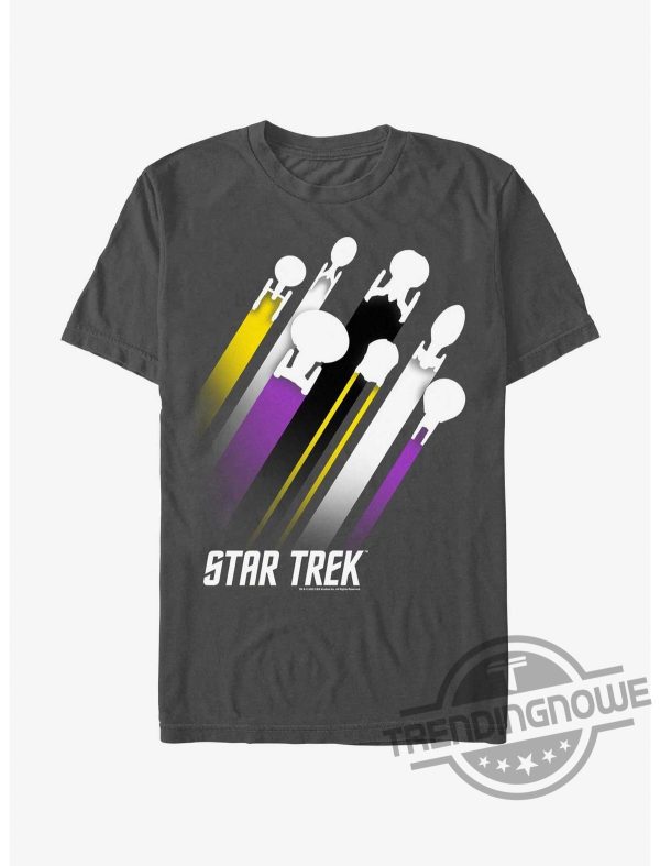 Star Trek Nonbinary Flag Pride Gift Shirt