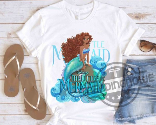 Black Ariel Princess Live Action Little Mermaid Movie 2023 Gift Shirt