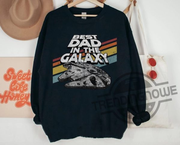 Star Wars Millennium Falcon Best Dad In The Galaxy Father’s Day Gift Shirt