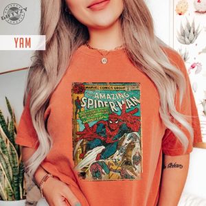 Marvel The Amazing Spider Man Avenger Superhero Best Shirt giftyzy 4