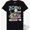 One Piece Roronoa Zoro Gift Shirt