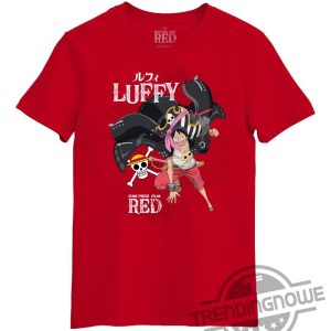 One Piece Film Red Luffy Gift For Lovers Shirt