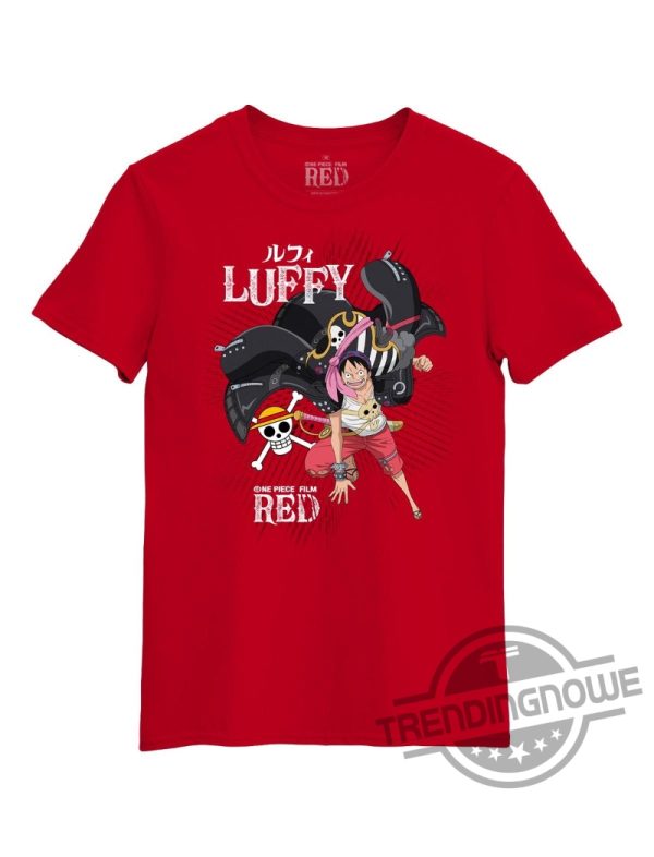 One Piece Film Red Luffy Gift For Lovers Shirt