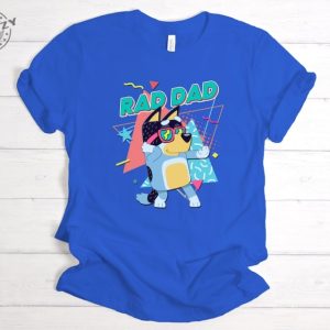 Rad Dad Bluey Bandit Shirt Gift For Father Giftyzy 3