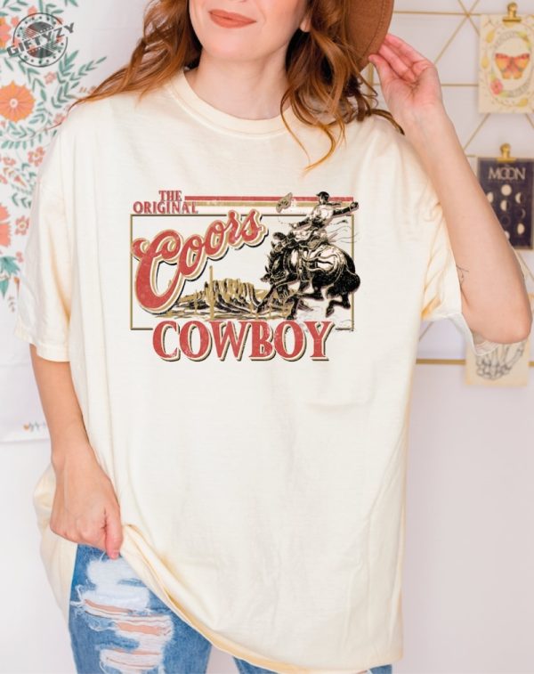 Coors Original Cowboy Comfort Colors Shirt giftyzy 4