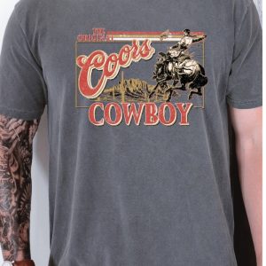 Coors Original Cowboy Comfort Colors Shirt giftyzy 5