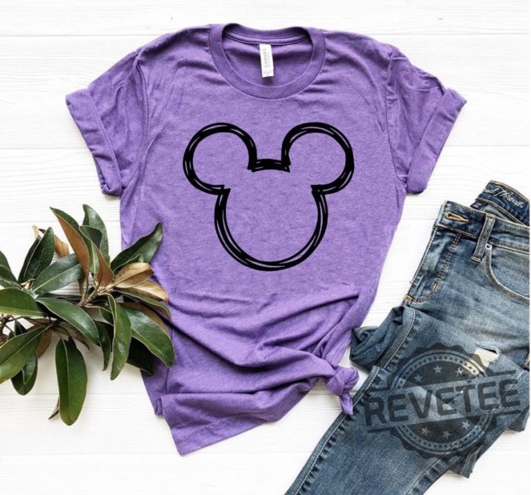 Classic Mickey Silhouette Shirt, Mickey Shirt, Family Disney Trip 