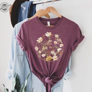 Wildflower Floral Graphic Shirt Gift For Her Mothers Day giftyzy 5