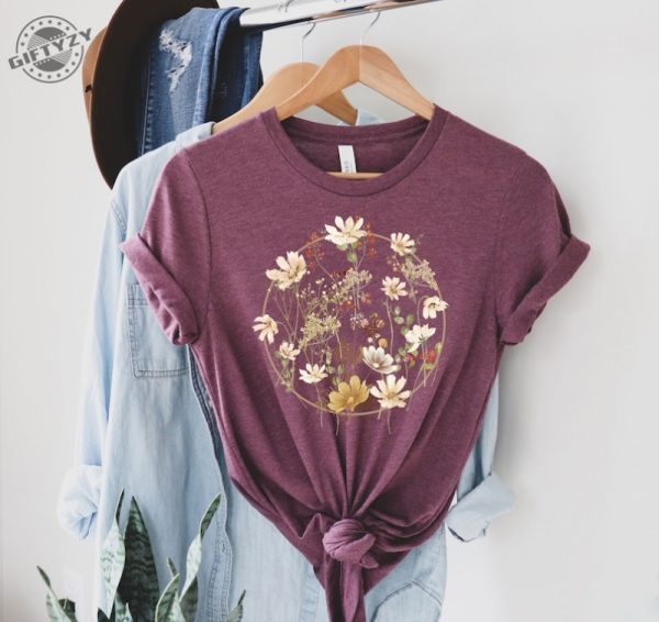 Wildflower Floral Graphic Shirt Gift For Her Mothers Day giftyzy 5