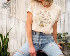 Wildflower Floral Graphic Shirt Gift For Her Mothers Day giftyzy 6