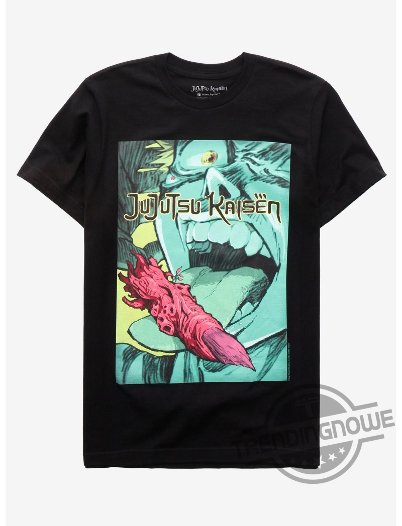 Jujutsu Kaisen Itadori Eating Finger Gift Shirt 5 Jujutsu Kaisen Itadori Eating Finger Gift Shirt