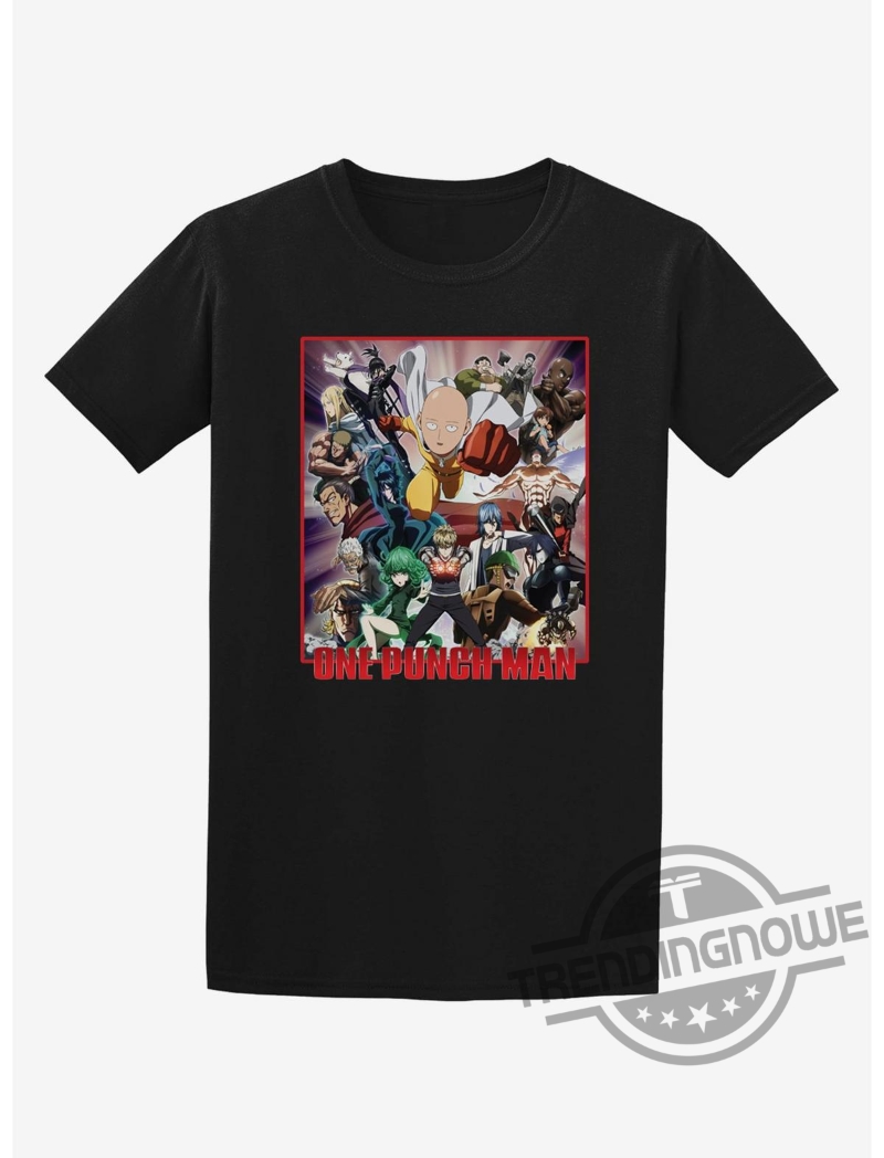 One Punch Man Group Gift For Lovers Shirt 5 One Punch Man Group Gift For Lovers Shirt