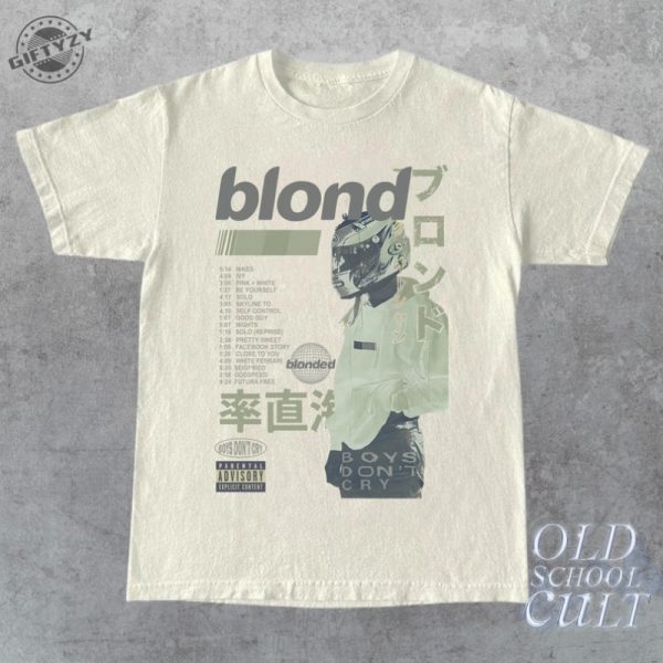 Frank Ocean Blond Album Vintage 90s Style Graphic Best Shirt For Fan giftyzy 1