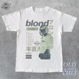 Frank Ocean Blond Album Vintage 90s Style Graphic Best Shirt For Fan giftyzy 2