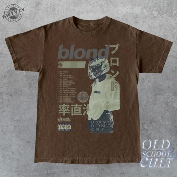 Frank Ocean Blond Album Vintage 90s Style Graphic Best Shirt For Fan giftyzy 4