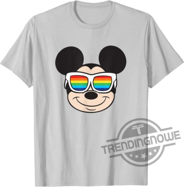 Disney Mickey Mouse Rainbow Sunglasses Pride Month 2023 Gift Shirt