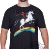 Marvel Deadpool Riding A Unicorn On A Rainbow Pride Month 2023 Shirt