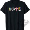 Vote Books Fist Ovaries LGTBQ Pride Month 2023 Shirt