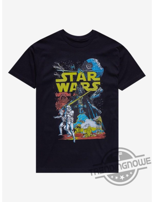 Star Wars Retro Collage Gift For Lovers Shirt