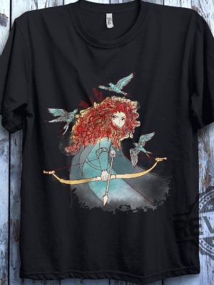 Disney Brave Merida Watercolor Portrait 2 revetee 1