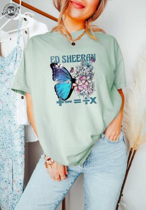 Butterfly Mathematics Tour 2023 Ed Sheeran Vintage Shirt giftyzy 1