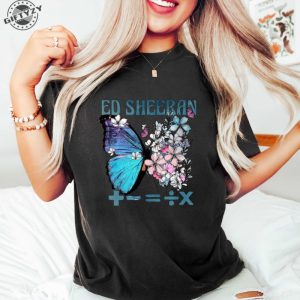 Butterfly Mathematics Tour 2023 Ed Sheeran Vintage Shirt giftyzy 4