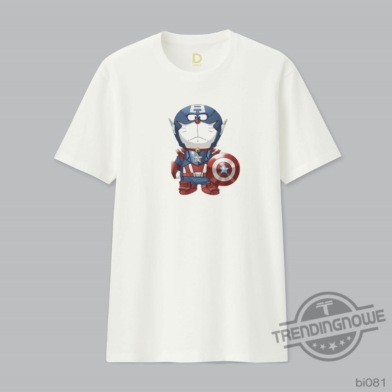 Doraemon Cosplay Captain America V2 Gift For Lovers Shirt 5 Doraemon Cosplay Captain America V2 Gift For Lovers Shirt