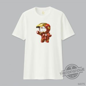 Doraemon Cosplay Ironman Gift For Lovers Shirt