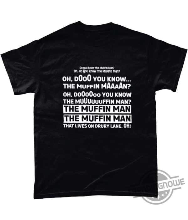 Do You Know The Muffin Man Funny Gift Shirt