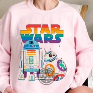 Star Wars Rainbow R2-D2 And Bb-8 Shirt