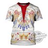 Singer Elvis Presley American Eagle Cosplay 3D All Over Printed Shirt